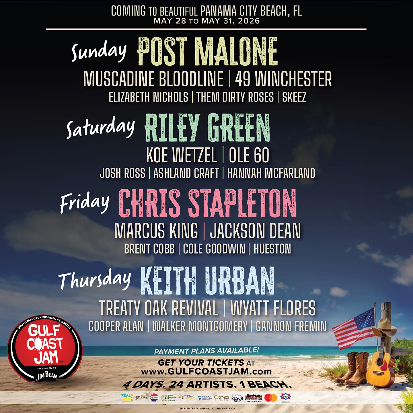 Cooper Alan tour poster 2026